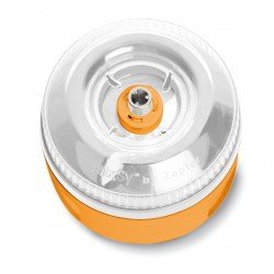 Młynek/Procesor (zestaw) do zestawu mixSy w kolorze pomarańczowo-białym.