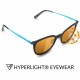 Okulary Tesla Hyperlight Eyewear, model THE-0101BU, niebieska oprawka