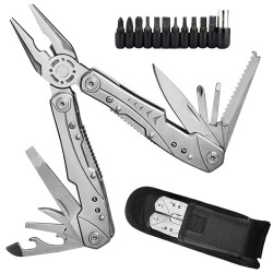 Multitool Narzędzie wielofunkcyjne + kleszcze + scyzoryk 23 w 1 dystrybutor medlight.pl