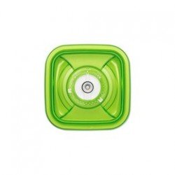 Pokrywka zielona z uszczelką VACSY - kwadratowa, średnia