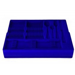 PLASTIKOWY WKŁAD DO WALIZKI SZTUĆCÓW na 12 szt.