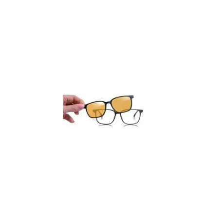 Oprawki z nakładkami Clips, HALO BLACK – Indoor/Outdoor – Unisex