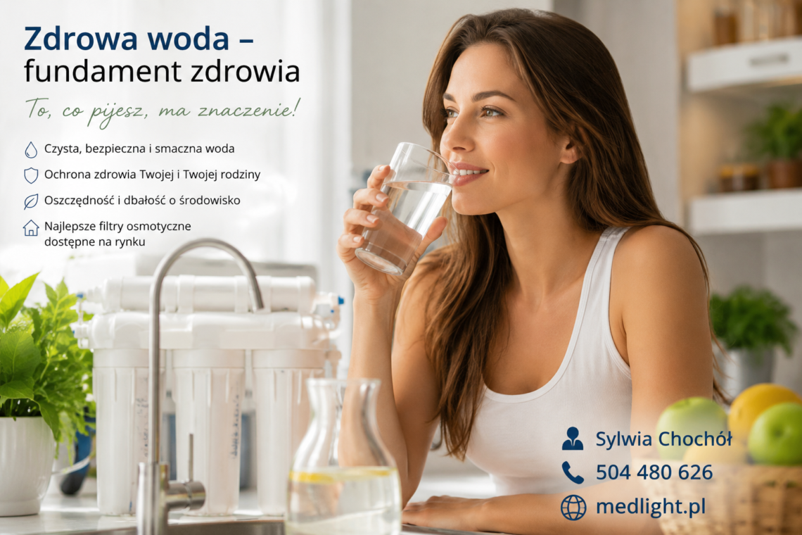 Zdrowa woda – fundament zdrowia. To, co pijesz, ma ogromne znaczenie